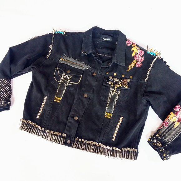 Handmade Jacket - Rat Tails and Coke Nails L - Picture 12 of 13